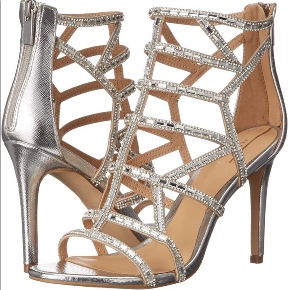 Aldo Norta Silver Stiletto Heels